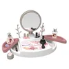 Image de Smoby - My Beauty Studio - Coiffure, Onglerie, Maquillage Factice - Miroir Amovible - Tiroirs Rotatifs - 15 Accessoires - Matière Recyclée - A Partir de 3 Ans - Fabrication Française