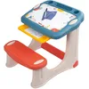 Image de Smoby - Pupitre Magique - Bureau pour Enfant - Feutre Effaçable - 3 Rangements + Tiroir à Glissières - 12 Accessoires Inclus - A Partir de 2 Ans - Fabrication Française