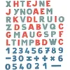 Image de Smoby - 72 Lettres et Chiffres Magnétiques - Rouge, Vert et Bleu - Apprentissage Alphabet - Compatible Tout Support Magnétique - A Partir de 3 Ans