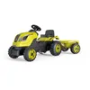 Image de Smoby - Tracteur Farmer XL Vert + Remorque - Tracteur à Pédales Enfant - Siège Ajustable - Volant avec Klaxon - Capot Ouvrable - A Partir de 3 Ans - Fabrication Française