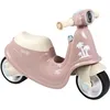 Image de Smoby - Porteur Scooter Rose - Design Réaliste - Clé Mécanique, Phare Avant - Roues Silencieuses - Coffre à Jouets - Dès 18 Mois
