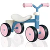 Image de Smoby - Porteur Rookie Rose - Métal - pour Enfant Dès 12 Mois - Selle Incurvée - Roues Silencieuses - 721401