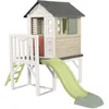Image de Smoby Life - Maison Pilotis - Plateforme de 70 cm - Echelle, Toboggan - Matière Recyclée - A Partir de 2 Ans - Fabrication Française
