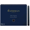 Image de Waterman | Cartouches d'encre pour stylo plume | Format long « standard » | Couleur Noir Intense | Boîte de 8