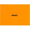 Image de CLAIREFONTAINE Bloc agrafé Rhodia ORANGE N°38 42x31,8 cm 80 feuillets petits carreaux 5x5 80 g
