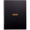 Image de RHODIA 119901C - Cahier à Spirale (Reliure Intégrale) Noir - A4+ 22,5 x 29,7 cm - Ligné - 160 pages Détachables Perf. 4 Trous - Papier Clairefontaine 90 g/m² - Couverture Polypro - Rhodiactive