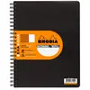 Image de RHODIA 133142C - Cahier Recharge pour Cahier d'Organisation Exabook Noir - A4+ 22,5 x 29,7 cm - Petits Carreaux - 160 pages détachables perforation 4 trous - Papier Clairefontaine 80 g/m²