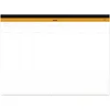 Image de RHODIA 194041C - Sous-Main Semainier Entoilé - A3+ - 42 x 30,9 cm - 60 Feuillets Détachables Microperforés 80 g/m² - Support de Clavier/Souris et Outil d'Organisation - Collection Rhodiatime