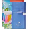 Image de Clairefontaine 950420C Un Cahier Travaux Pratiques Agrafé Koverbook - 17x22 cm - 64 Pages Grands Carreaux 90 g et Unies Blanches 125 g - Couverture Polypro - Couleur Aléatoire