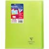 Image de CLAIREFONTAINE Koverbook piqué polypro transparent Vert 24x32cm 96p séyès