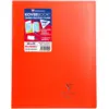 Image de CLAIREFONTAINE Koverbook piqué polypro transparent Rouge 24x32cm 96p séyès