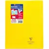 Image de CLAIREFONTAINE Koverbook piqué polypro transparent Jaune 24x32cm 96p séyès