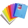 Image de Clairefontaine 986401C Un Cahier Agrafé Koverbook - 24x32 cm - 140 Pages Grands Carreaux - Papier Blanc 90 g - Couverture Polypro Couleur Aléatoire