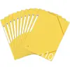 Image de Oxford Topfile+ Lot de 10 Chemises Cartonnees 3 Rabats Format A4 fermeture Elastiques - Pochettes Couleur Jaune