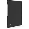 Image de OXFORD Classeur Memphis A4 Dos 20mm 4 Anneaux Ronds Couverture Polypro Noir