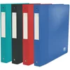 Image de Classeur Neutre A4 Dos de 20mm 4 Anneaux Ronds Couverture Polypro Noir
