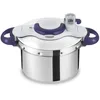 Image de Seb Clipsominut’ Perfect Cocotte-minute 6 L, Autocuiseur induction, Facile à utiliser, Minuteur, Livre 100 recettes inclus, Fabriqué en France, Violet P4620700