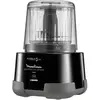 Image de Moulinex 1,2,3 DP8108 - Hachoir électrique 1000 W, 2 lames Powerlife, capacité de jusqu'à 350 g/550 ml, couvercle hermétique, système de protection contre la surchauffe, compact, noir