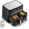 Image de Moulinex Easy fry Essential inox, 8,3L, Jusqu'à 8 personnes, 7 Programmes intuitifs, Air Fryer, Repas complet, synchronisation, Économie d'énergie, Application dédiée, EZ901820
