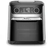 Image de Moulinex Easy Fry air fryer, multicuiseur et four, 15 L, 9 programmes, friteuse sans huile, 3 niveaux de cuisson, compact, extra crisp, noir, AL556DF0, Acier Inoxydable