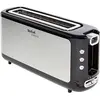 Image de Tefal TL365ETR Grille-Pain Express Inox/Noir 37 x 18 x 10 cm & TEFAL Bouilloire Inox 1,7L Bouilloire sans fil 1,7L Résistance cachée Filtre anticalcaire base pivotante 369° KI150D10