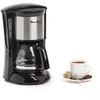 Image de Moulinex Subito Cafetière filtre électrique, 0,6 L soit 6 tasses, Machine à café, Système anti goutte, Porte-filtre pivotant, Auto off 30 min FG150813, Noir/Inox