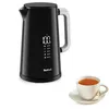 Image de Tefal Bouilloire électrique, Ébullition rapide, 1,7 L, Arrêt Automatique, Filtre amovible, Écran numérique, 5 températures, Maintien au chaud 30 min, Intérieur inox, Smart'n Light, Noire, KO850810