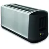 Image de Moulinex Grille-pain 2 fentes longues, Largeur variable, 7 niveaux de dorage, Fonction Arrêt, Mode éco, Décongélation, Réchauffage, Tiroir ramasse-miettes, Subito Select Inox, LS342D10