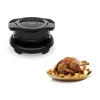 Image de Moulinex Extra Crisp Cookeo, Couvercle air fryer, Recettes croustillantes, Cuisson sans huile, 4 programmes, Température réglable, Compatible avec les Cookeo 6 L, Noir EZ150800