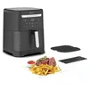 Image de Moulinex Easy Fry & Grill XXL Friteuse sans huile + gril, Capacité 6,5 L, Jusqu’à 8 personnes, 8 programmes automatiques, Séparateur double cuisson, Application Moulinex, air fryer EZ801810