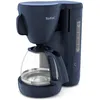 Image de Tefal Morning CM2M1410 Cafetière filtre, carafe en verre, réservoir d'eau de 1,25 l, fonction maintien de la chaleur, filtre permanent, indicateur de niveau d'eau, bleu
