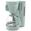 Image de Moulinex Cafetière filtre, 10 à 15 tasses, 1.25 L, Porte-filtre pivotant, Système anti-gouttes, Maintien au chaud, Morning, Eucalyptus, FG2M1310