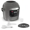 Image de Moulinex Multicook & Fry, multicuiseur et air fryer intégré, 12programmes, Cuisson sur 2 niveaux, Départ différé, Capacité 6L, Gris Hippo, MZ730BF0