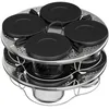 Image de Moulinex Kit de 8 verrines superposables, Cookeo, Couvercles, Entrées, Yaourts et desserts, XA6140E0
