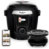 Image de Moulinex Cookeo Wi-Fi avec Extra Crisp, Multicuiseur, 14modes de cuisson, Cuisson sous pression, Air fryer, Recettes faciles pas à pas, CE96X8F0, Noir