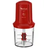 Image de Moulinex Multi Moulinette Hachoir électrique, 500 W, 500 ml, Émince, Hache, Mixe, 6 lames, 2 vitesses, Facile à utiliser, Compatible lave-vaisselle, Rouge, AT714G32