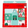 Image de DRAEGER PARIS 1886 Toga Kit de Noël, Rouge et Vert, Maisons 8,5 à 12cm, Set de 5 Pièces