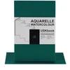 Image de Sennelier USKbook Concertina Aquarelle Couverture Couverture Couverture Lin Vert Grain Rough 300 g/m² 16 x 24 cm