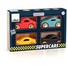 Image de Coffret de 4 voitures en bois Super cars Vilacity - Vilac