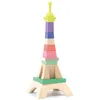 Image de Tour Eiffel en Bois Jeu de Construction Créative pour Enfant Dès 3 Ans