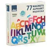 Image de VILAC - Magnets Alphabet majuscules 77 pcs - Jeux Créatifs - 77 Magnets Lettres minuscules en Bois - Jeux d'Eveil pour Enfant en Bois - Jouet pour Enfant Dès 3 Ans - 6705