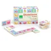 Image de VILAC - Dominos réversibles Fruits/légumes - Sarah Betz - Jouet Premier Age - 28 Dominos en Bois - Jeux d'Eveil pour Enfant en Bois - Jouet pour Enfant Dès 2 Ans - 7120