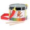 Image de Vilac - Tambour Arc-en-Ciel - Andy Westface - Instrument de Musique - Jouet en Métal et en Bois - Iniation aux Sons et Rythmes - Sangle Réglable - pour Enfants à Partir de 3 Ans
