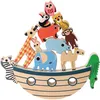 Image de Vilac - Arche des Animaux - Jeu d'Equilibre Amusant - Ingela P.Arrhenius - Jeu Familial en Bois - 13 Pièces - Décoration de Chambre - pour Enfants à Partir de 4 Ans
