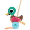 Image de Vilac Canard à Pousser Ingela P. Arrhenius, 16 x 8 x 62 cm