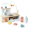 Image de Cuisine d'Éveil Multi-Activités en Bois pour Bébé Dès 18 Mois Jeu Éducatif