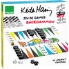 Image de Vilac- Jeu de Dames/Backgammon Keith Haring - Jeux et Jouets - Jeux de société en Bois - 9228, Multicolore