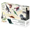 Image de Vilac - Set de 21 Magnets Dinosaures - Muséum National d'Histoire Naturelle - transformez Vos Surfaces magnétiques en musée préhistorique avec Ces aimants en Bois - Apprendre en s'amusant dès 3 Ans