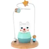 Image de Vilac - Jouet d'Eveil Ours Blanc - Michelle Carlslund - Jeu à Empiler en Bois Massif - Développe la Motricité Fine - Méthode Montessori - pour Enfants à Partir de 1 an