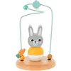 Image de Vilac - Jouet d'Eveil Lapinou - Michelle Carlslund - Jeu à Empiler en Bois Massif - Développe la Motricité Fine - Méthode Montessori - pour Enfants à Partir de 1 an, Multicouleur